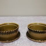 2 earthenware ramekins from Gien