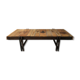 Coffee table signed Roger CAPRON