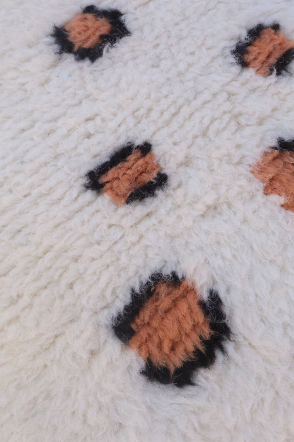 Tapis berbère léopard fait-main