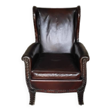 Wingback club chair