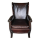 Wingback club chair