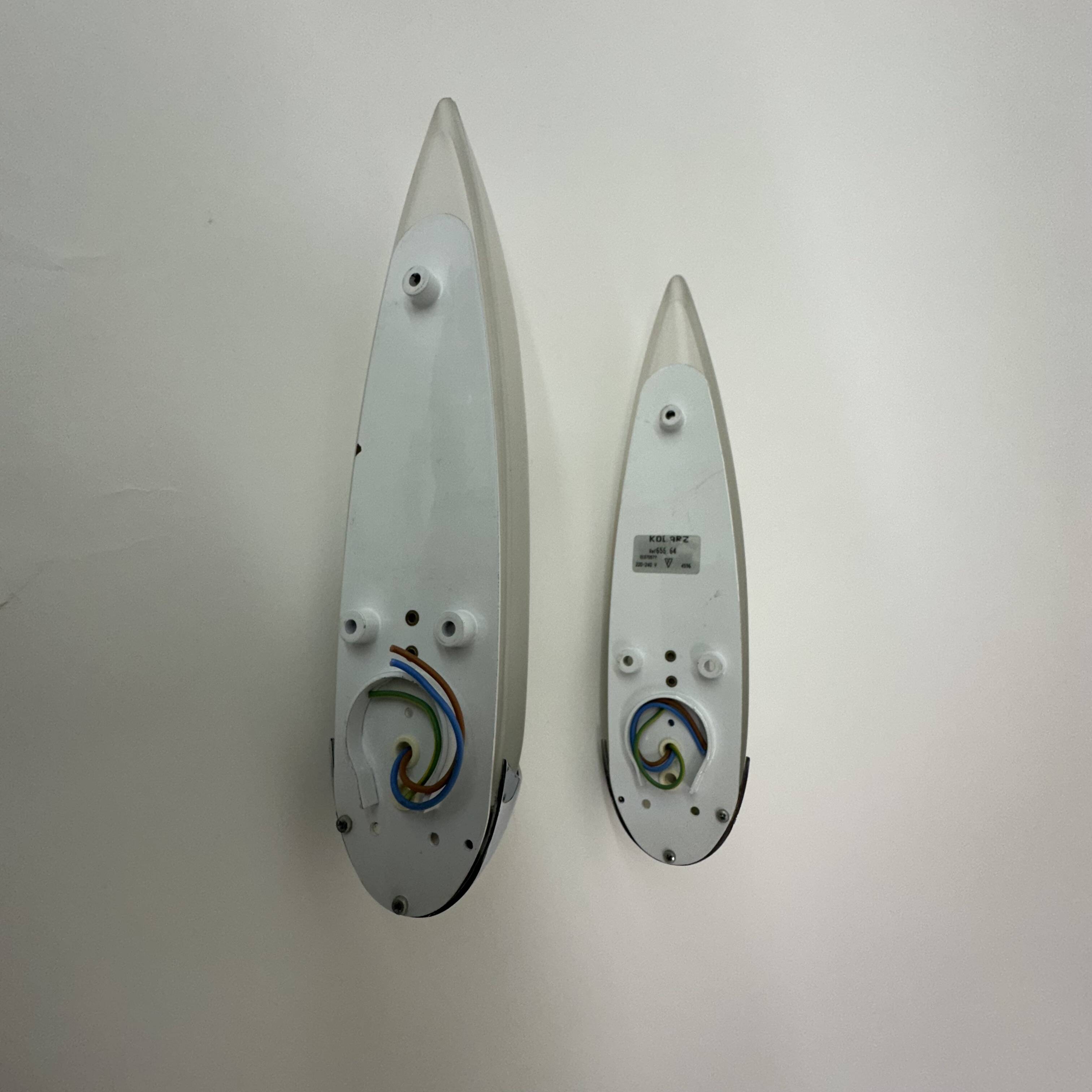 Paire d'appliques Idearte Sconces Espagne années 1980