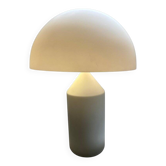 Glass Table Lamp Atollo 235 attributed to Vico Magistretti for Oluce, 1970s