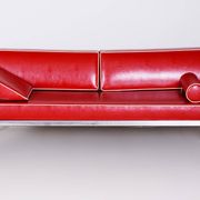 Bauhaus Sofa in Chrome and Leather attributed to Hynek Gottwald, Czech, 1930s