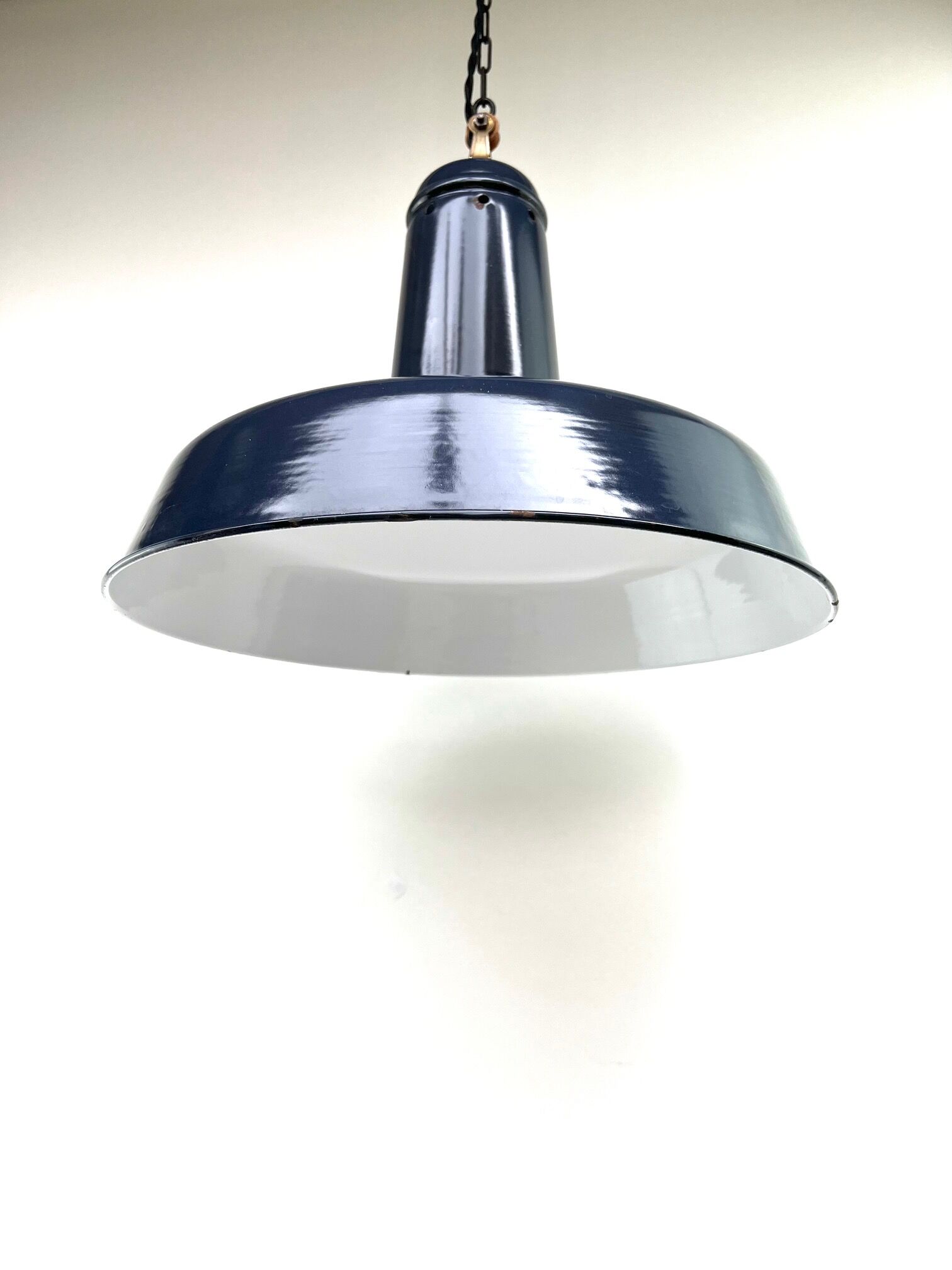 Hanging lamp midnight blue 1950