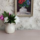 Anemone painting on wood