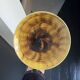 Yellow ceramic plate by Georges Jouve