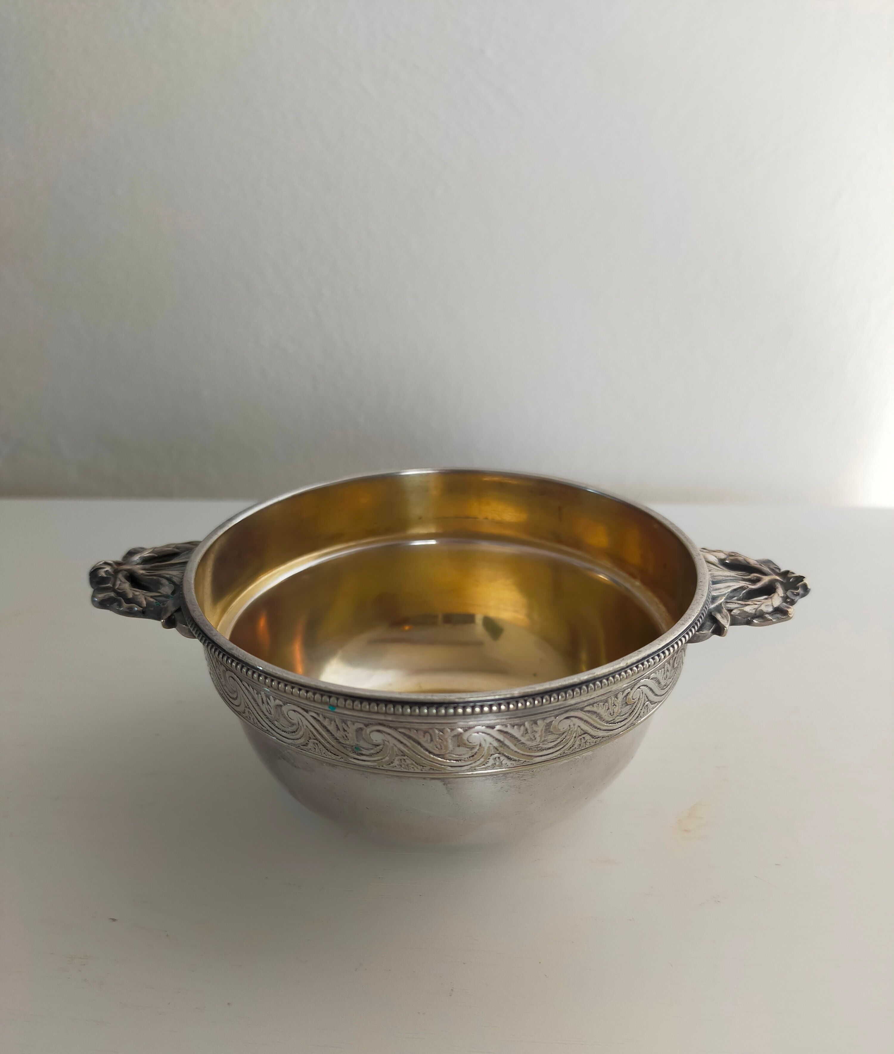 Christofle bowl in silver metal