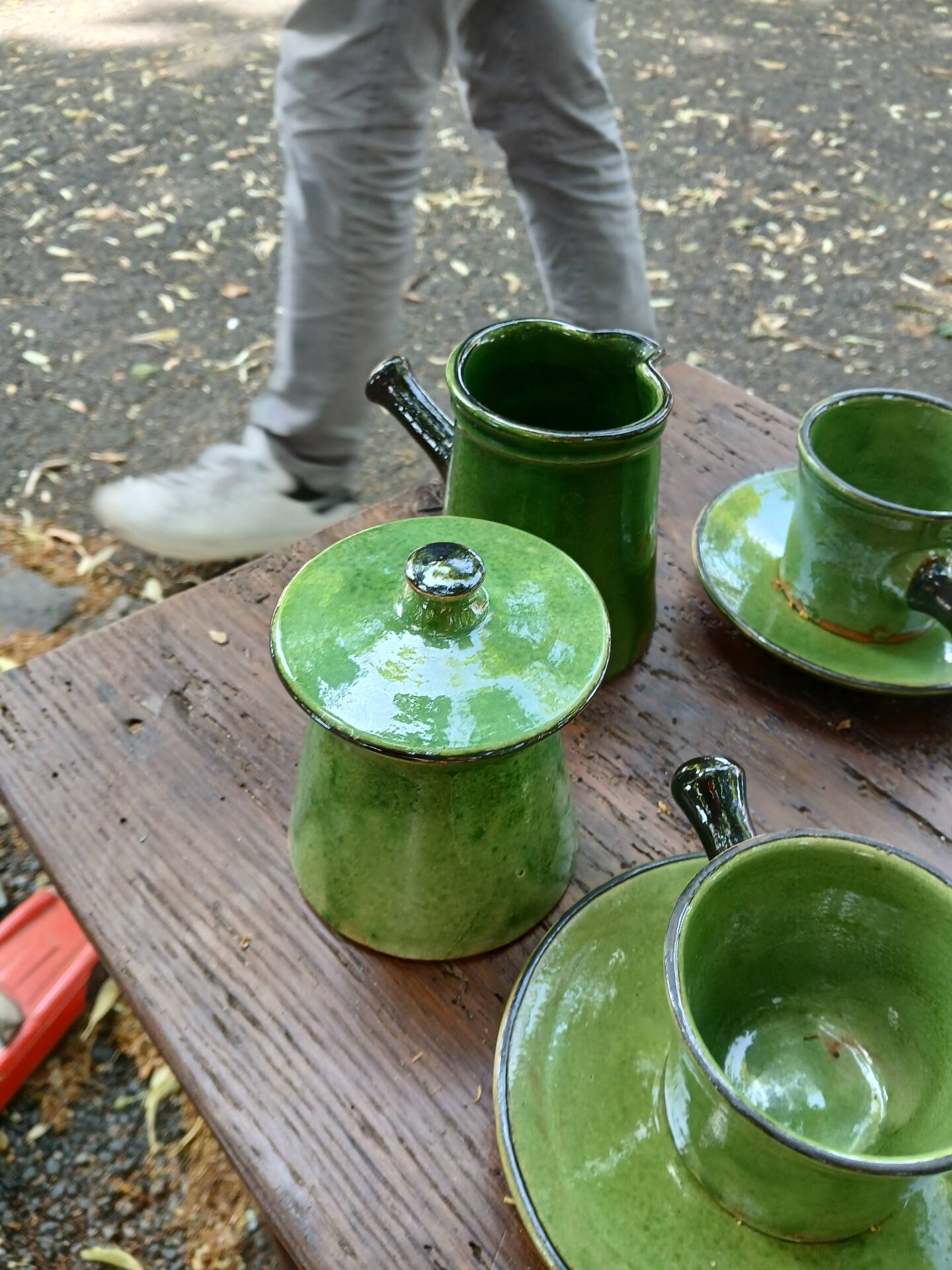 Stoneware coffee service from Marnaz