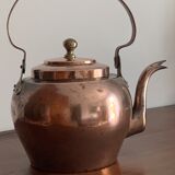 Antique copper kettle