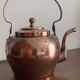 Antique copper kettle