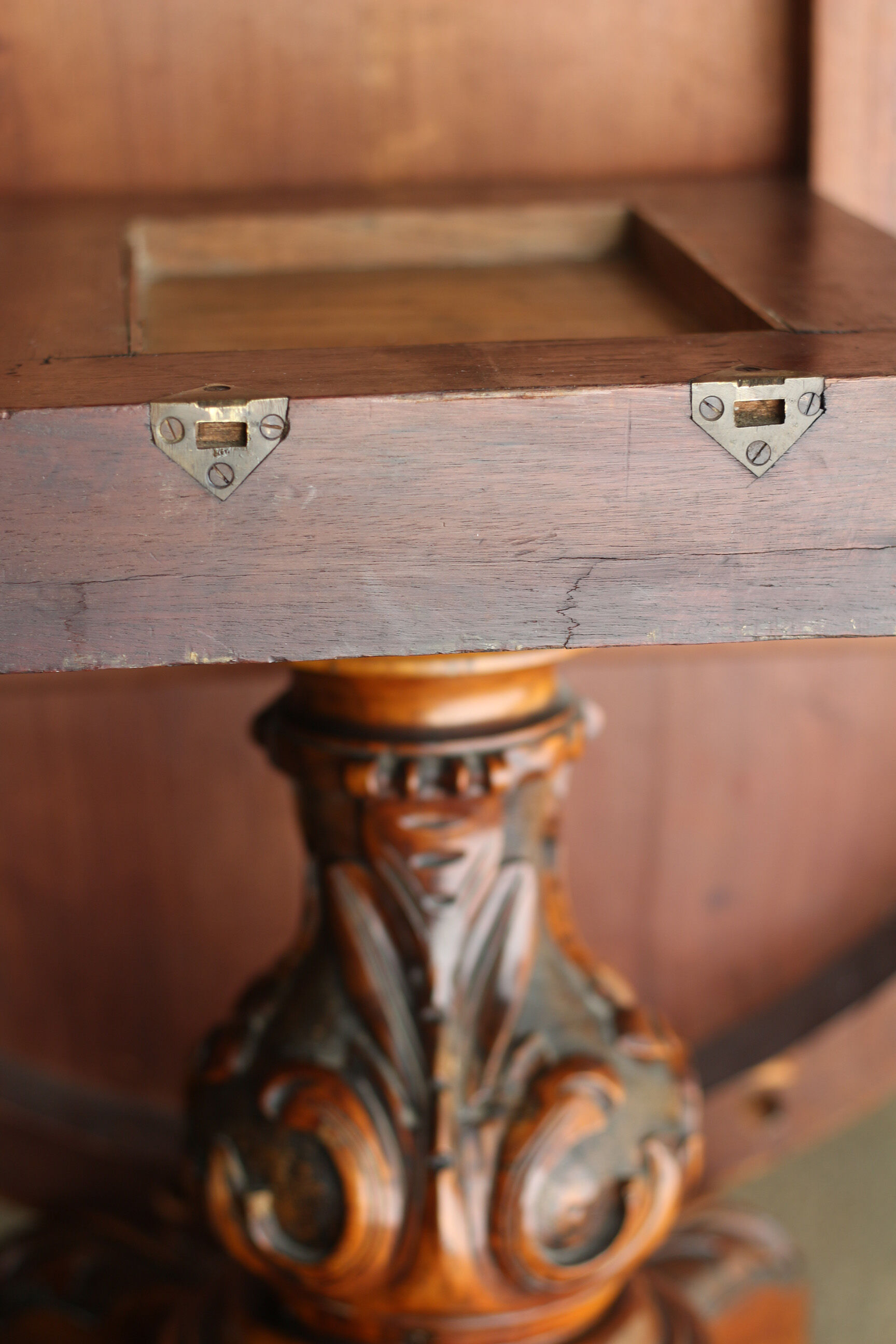 Superbe table john furlong en acajou (vers 1865) !
