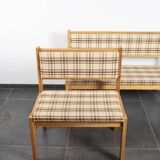 Pair of benches, corner benches, vintage
