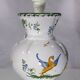 Handcrafted lamp base in Moustiers faience, 13x18cm, Made in France