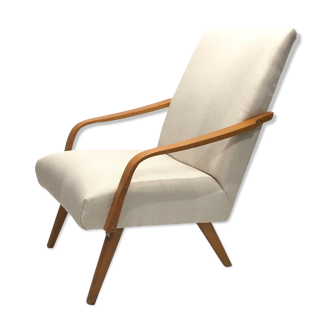 Cream white armchair