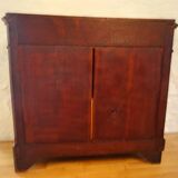 Low antique 19th century mahogany buffet