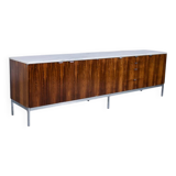 ROSEWOOD MARBLE SIDEBOARD FLORENCE KNOLL 1960s KNOLL INTERNATIONAL É