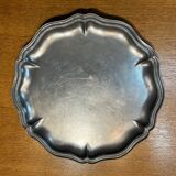 Plat circulaire festonné en étain jean baptiste oudart