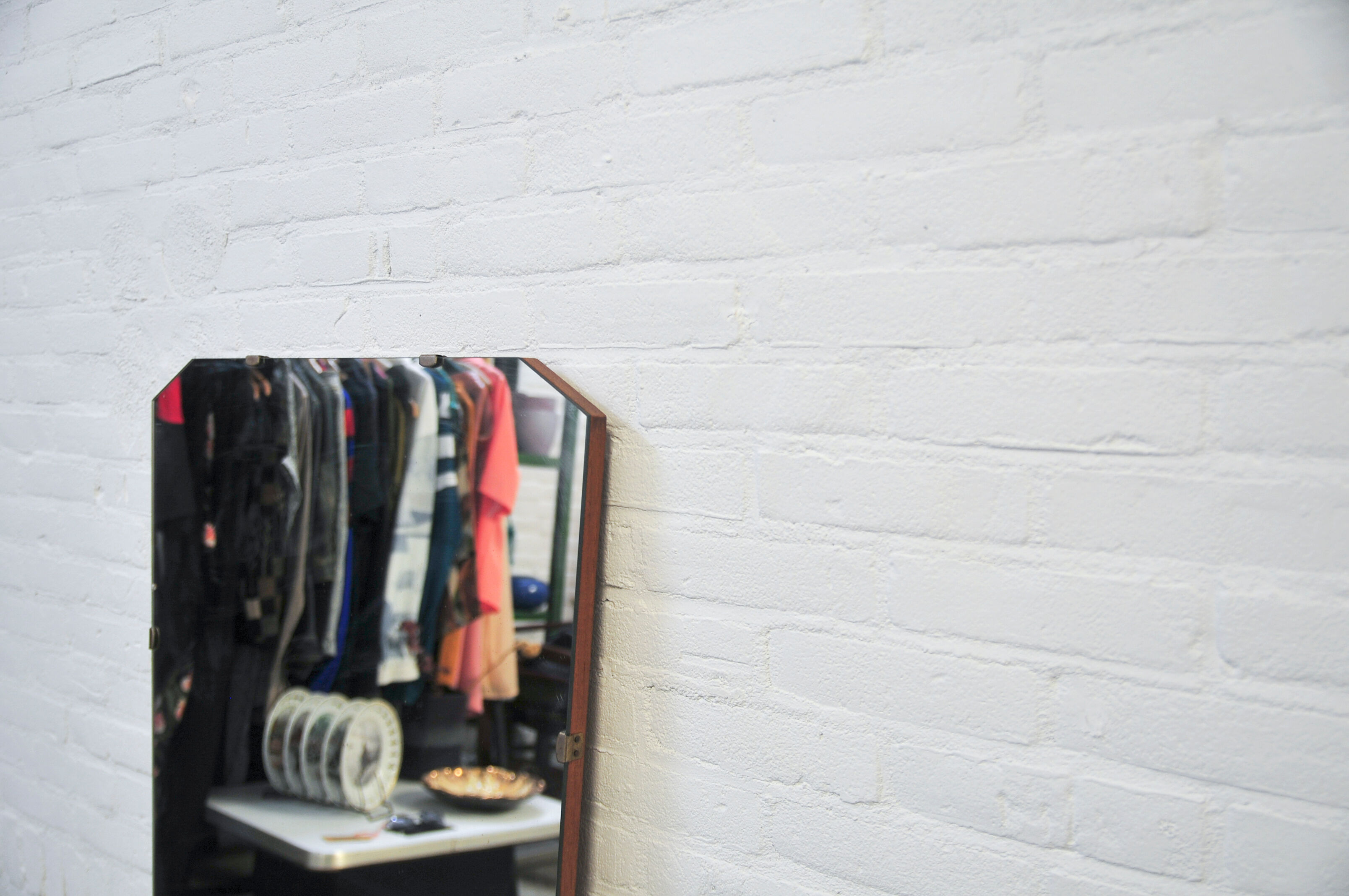 vintage cabinet mirror