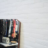 miroir d'armoire vintage