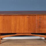 Retro Teak 1960s Long Mid Century Sideboard By Dalescraft