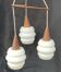 Lustre suspension boomerang design Louis Kalff