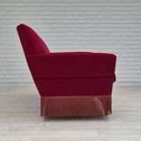 1970s, Danish 3 seater sofa by Ryesberg Møbler, original condition, velour fabric.