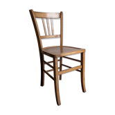 Chaise bistrot en hêtre, années 50