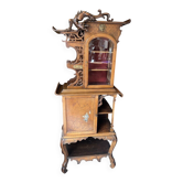 Meuble vitrine néo renaissance attribué a l'esprit créatif de Gabriel Viardot, vers 1890