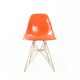 Orange Eiffel Base Chair By Charles And Ray Eames For Herman Miller, 1960s