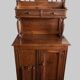 Antique kitchen furniture with built-in coal scuttle.