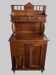 Antique kitchen furniture with built-in coal scuttle.