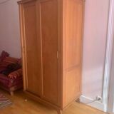 Scandinavian wardrobe with compass legs