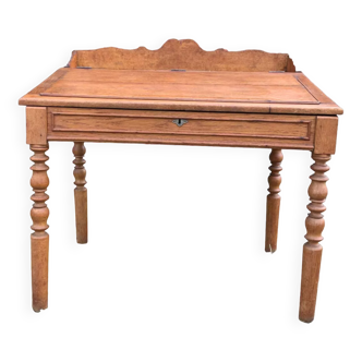 Oak sloping secretary