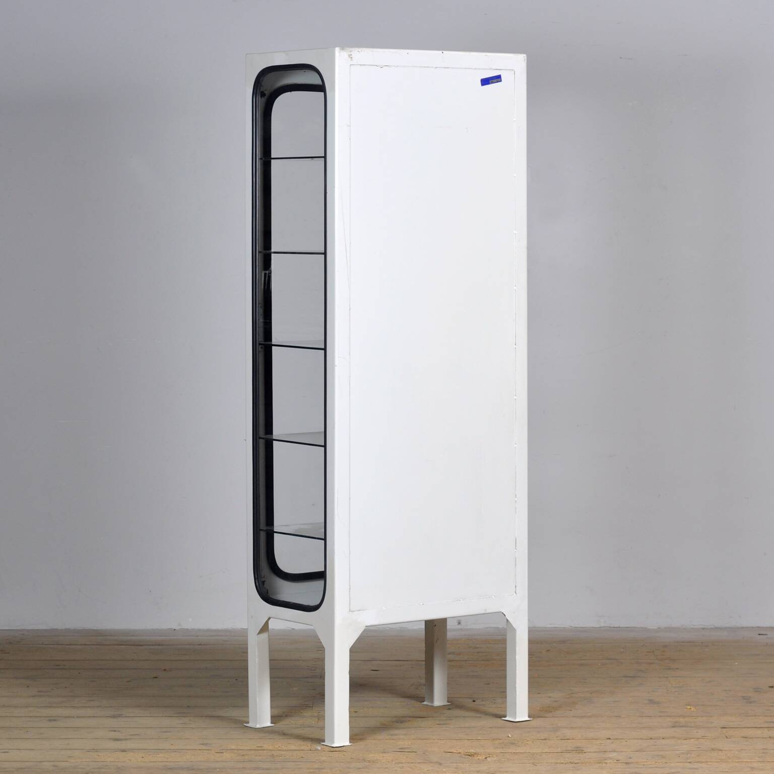 Armoire à pharmacie vintage en fer et verre, années 1970