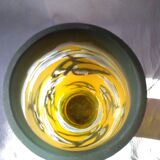 Multi-layered art nouveau glass vase