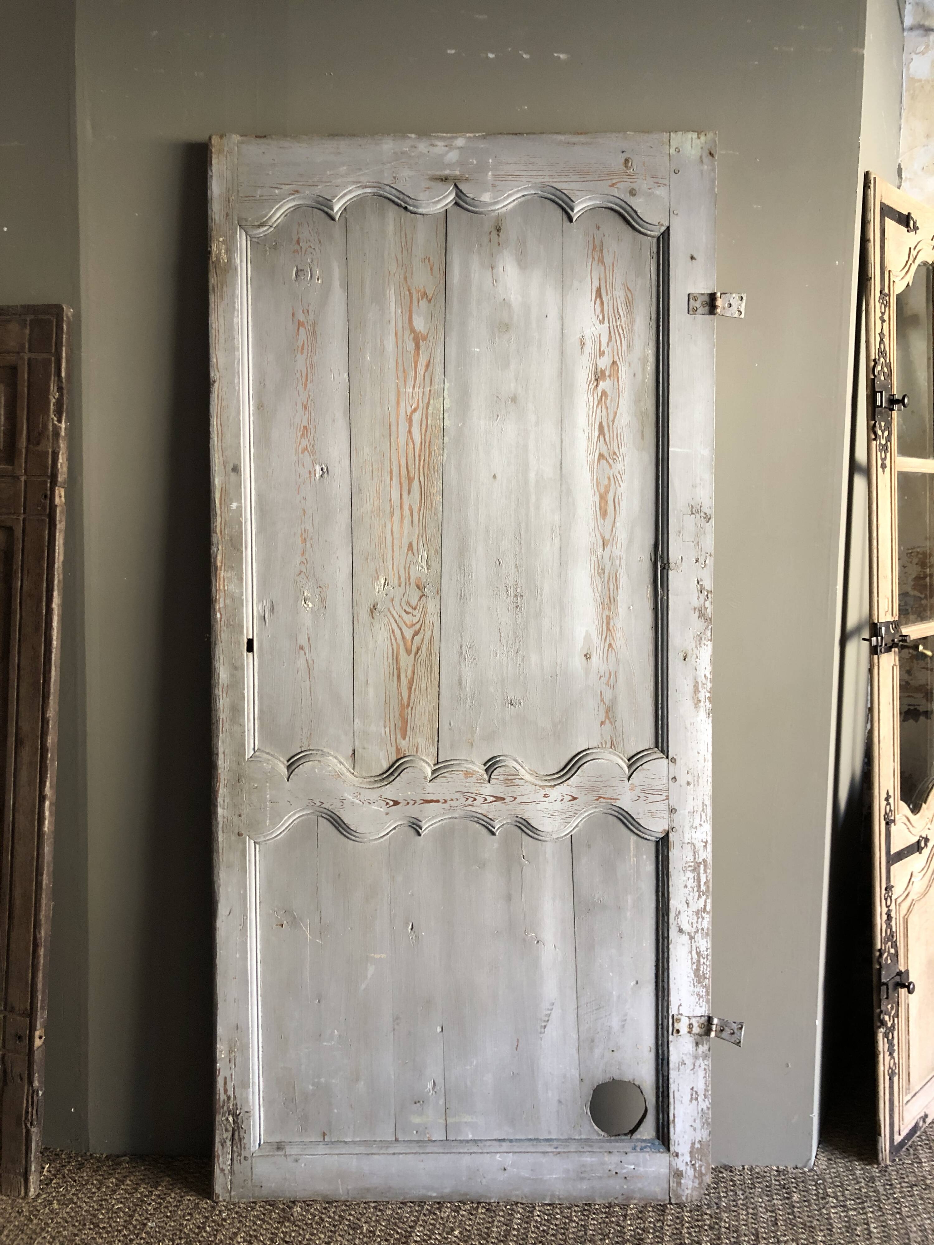 18th century door with fretted crosspieces