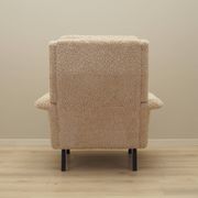 Fauteuil beige, design danois, années 1960, designer : Arne Vodder, éditeur : Fritz Hansen