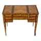 Louis XVI dressing table, rosewood and violet wood marquetry