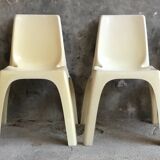 Set of 4 Kartell chairs model 4850 design Castiglioni Gaviraghi Lanza made in Italy 1965