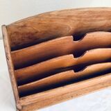 Old wooden mail door