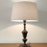 Lamp to table in red copper