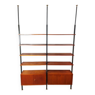 Bibliothèque vintage, séparateur de pièce