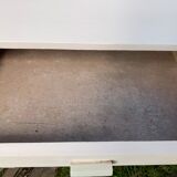 Vintage powder pink child desk