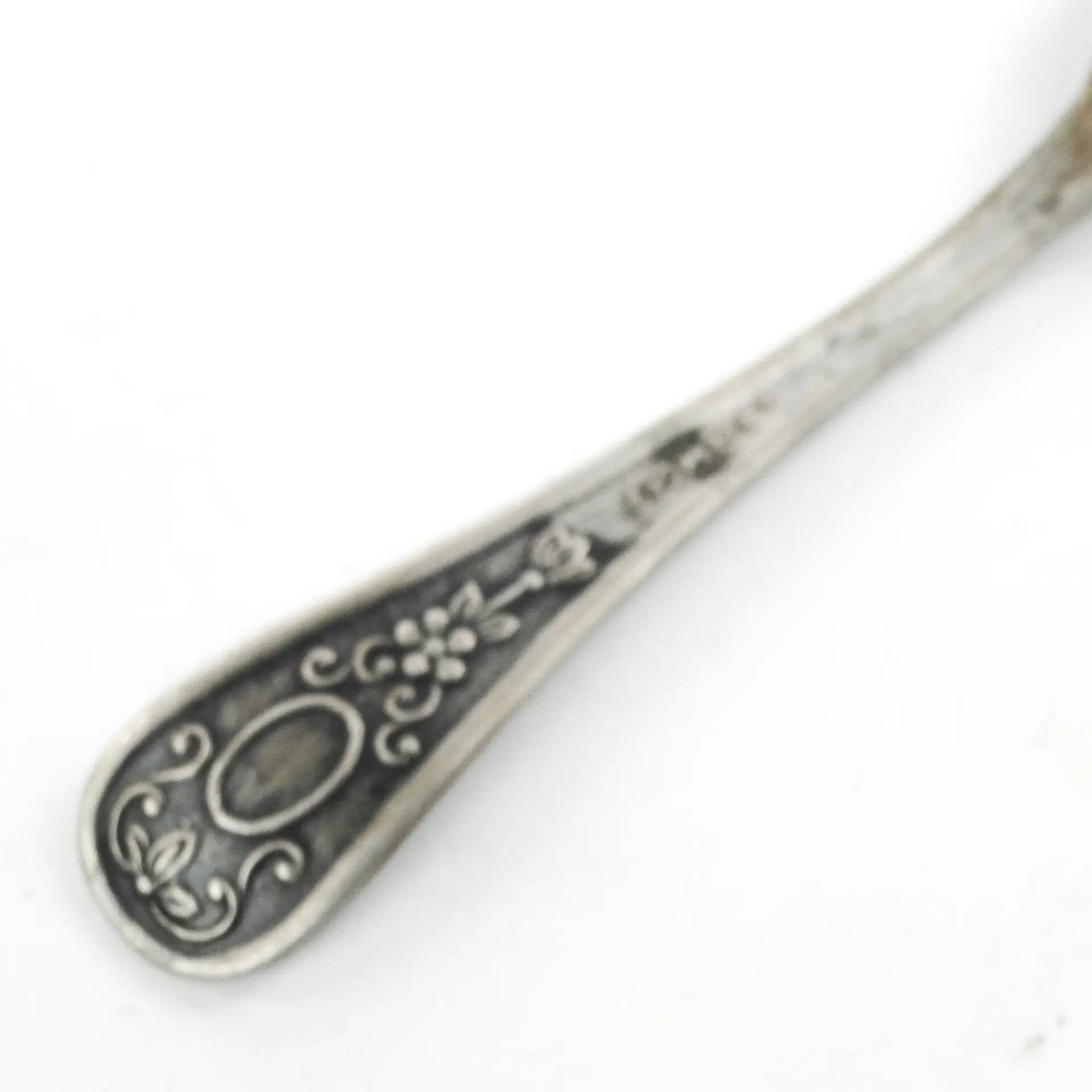 Salt spoon, silver-plated brass, Sweden, 1960s
