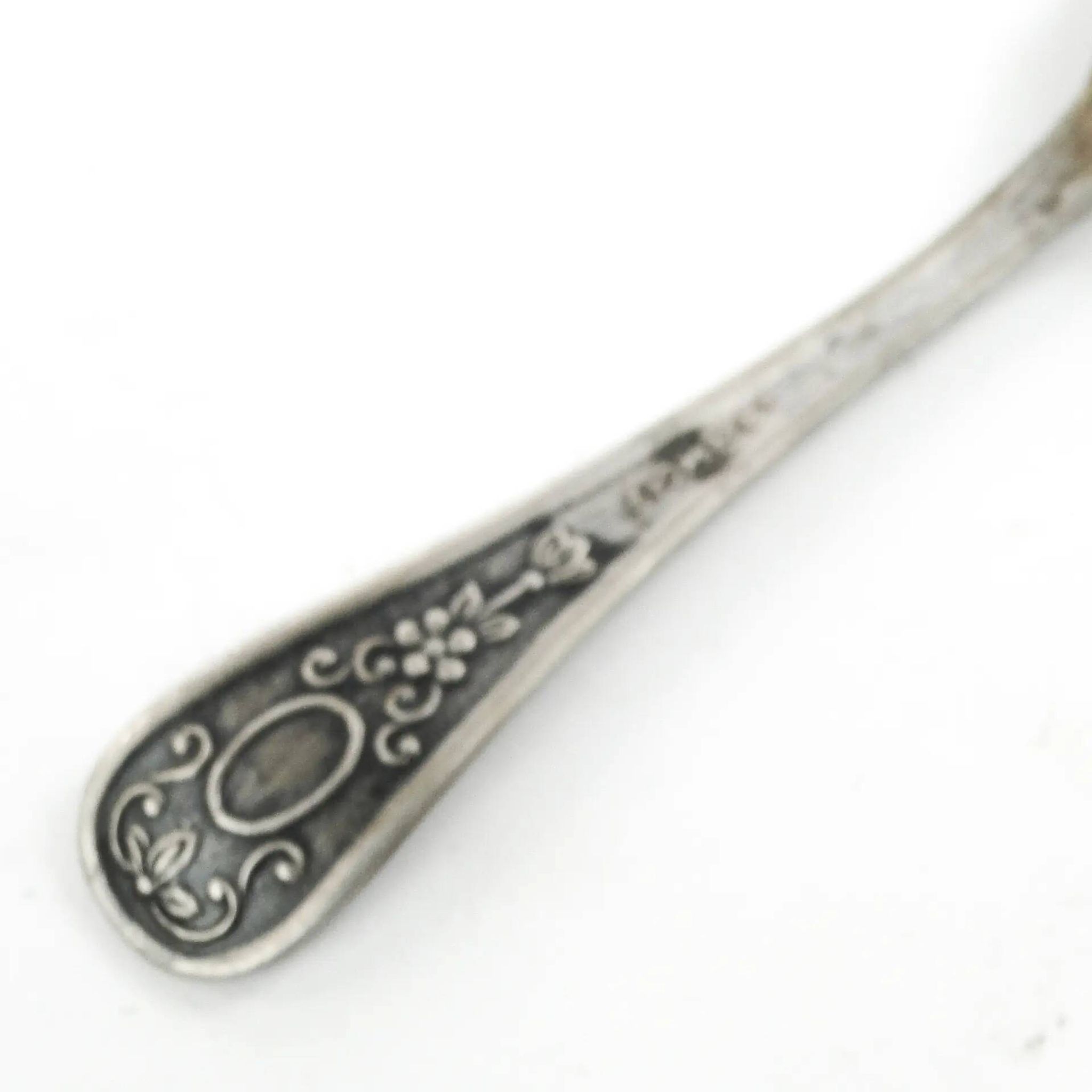 Cuillère à sel, laiton argenté, Suède, années 1960