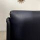 Maralunga sofa designer Vico MAGISTRETTI cassina in vintage midnight blue leather