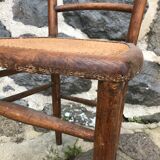 Chaise avec assise en cannage