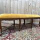 Middle banquette in Régence-Louis XV style – Six cabriole legs – Velvet m