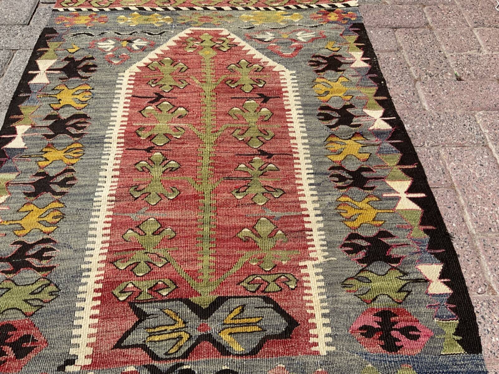 Tapis Kilim, tapis de cuisine, tapis anatolien, tapis Kelim